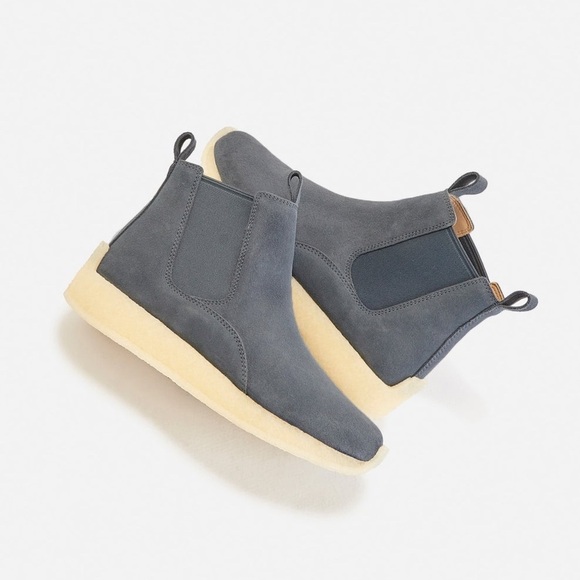 Kith x Ronnie Fieg for Clarks Season 2 Radlett in Asteroid Blue Suede Leather main image 8